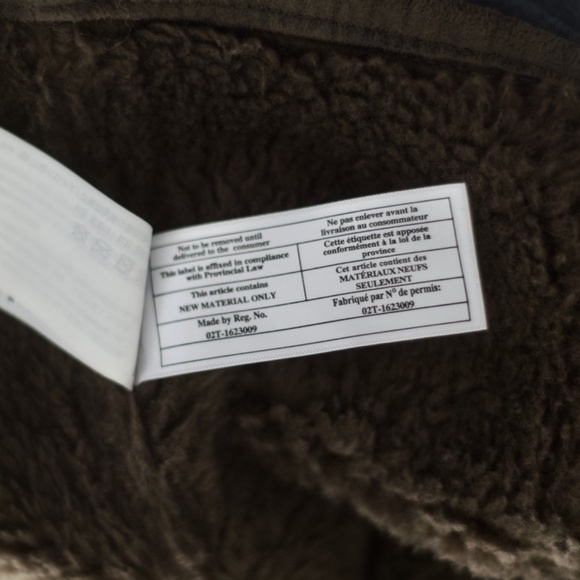 Abercrombie & Fitch Men's Relaxed Vegan Suede Lined Jacket XL - Picture 10 of 12